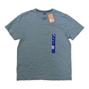 Men's Levi's Short Sleeve tee shirt reef waters blue large